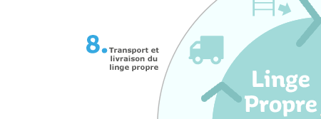 Circuit du linge : transport et livraison du linge propre