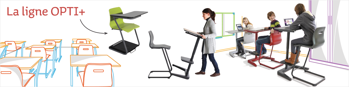 Chaises d'école ergonomiques